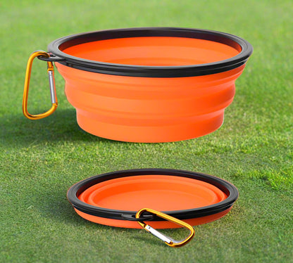 Portable Folding Pet Bowl with Keychain