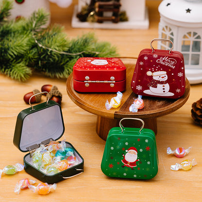 Christmas Tin Gift Box Handbag