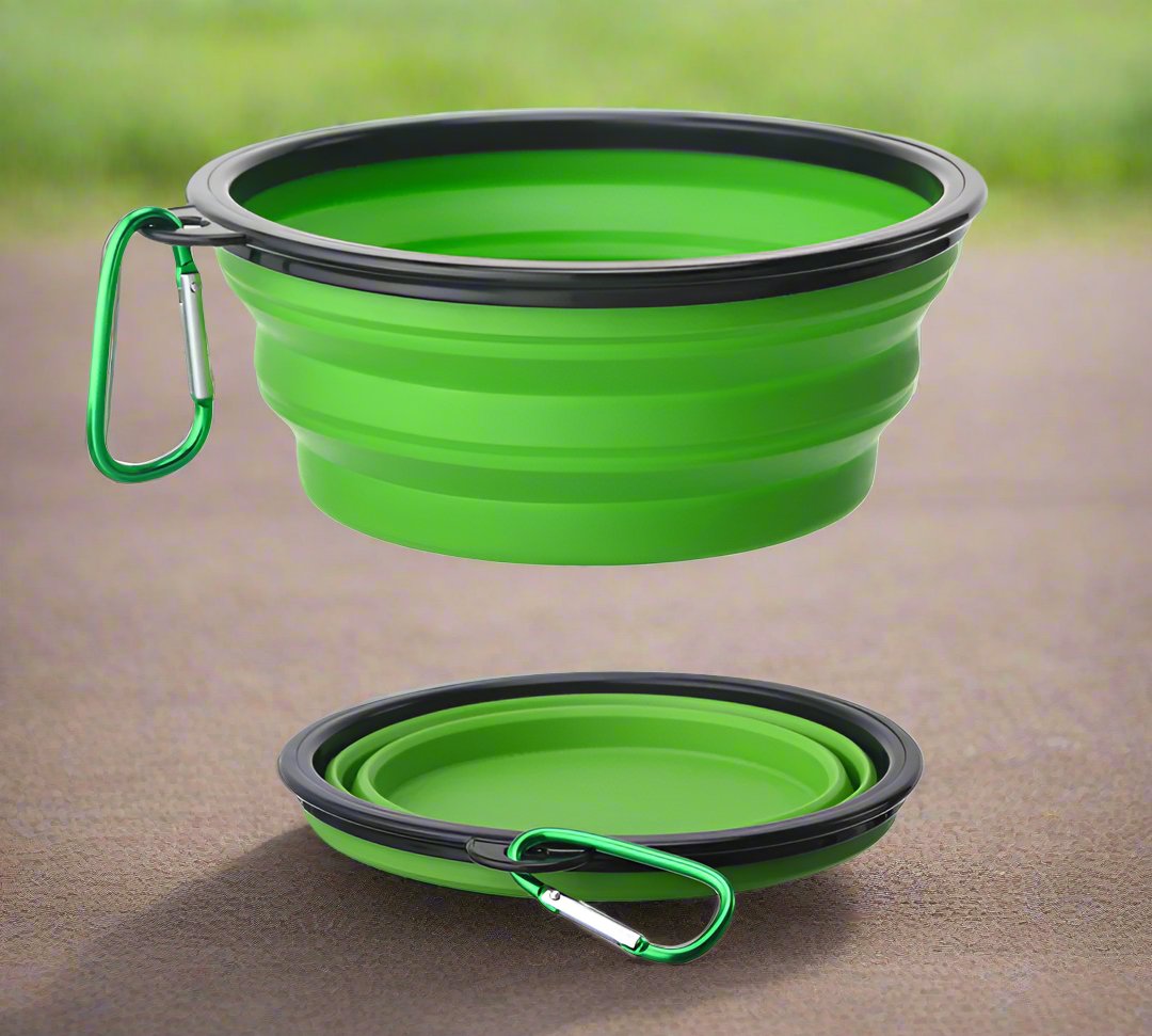 Portable Folding Pet Bowl with Keychain