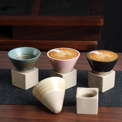 Handcrafted Cone-Shaped Espresso Cup