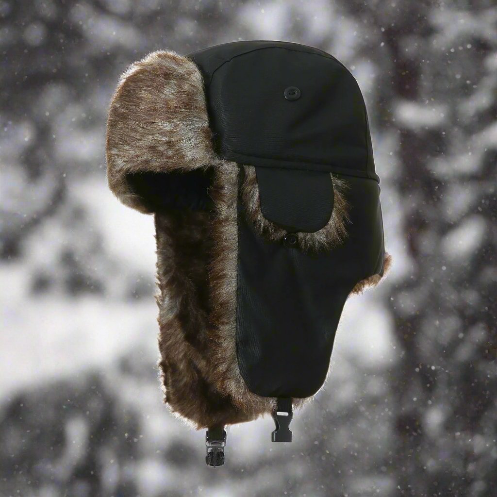 Unisex Faux Fur Aviator Winter Hat