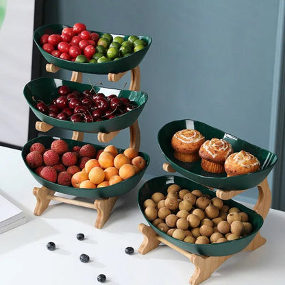 Multi-Layer Fruit and Snack Serving Tray