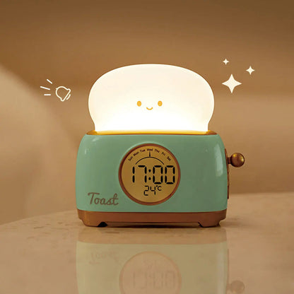 Toaster Alarm Clock & Night Light