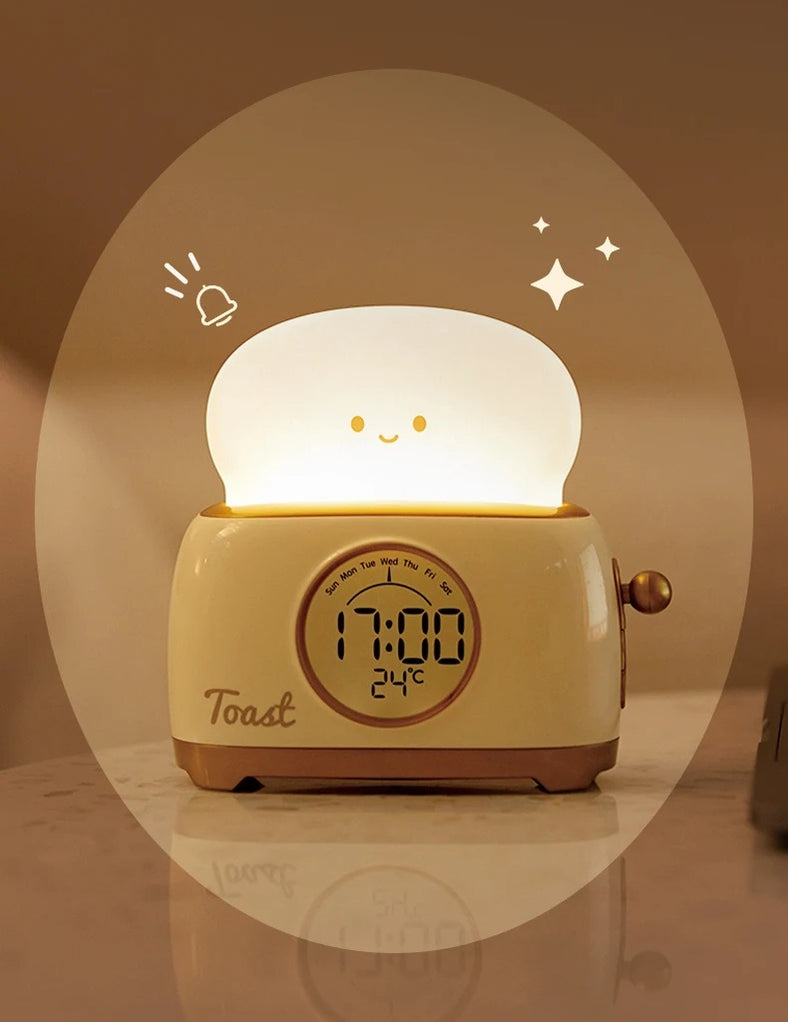 Toaster Alarm Clock & Night Light