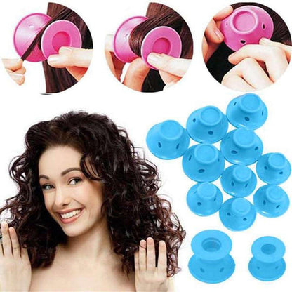 Heat Free Bangs Curling Cylinder Silicone Curler