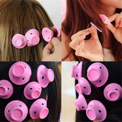 Heat Free Bangs Curling Cylinder Silicone Curler