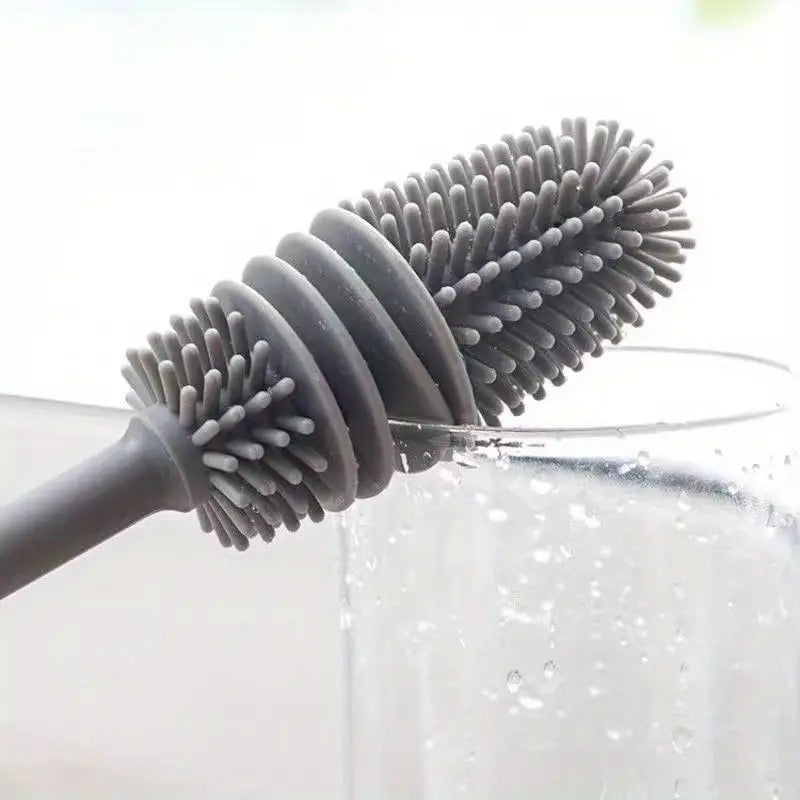 Silicone Bottle Cleaning Brush Set