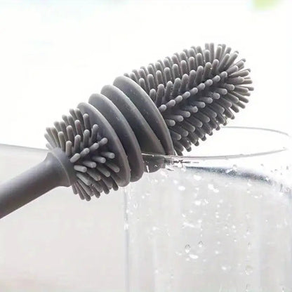 Silicone Bottle Cleaning Brush Set