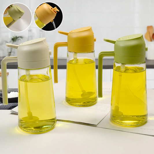 2-in-1 Kitchen Oil Dispenser and Spray Bottle