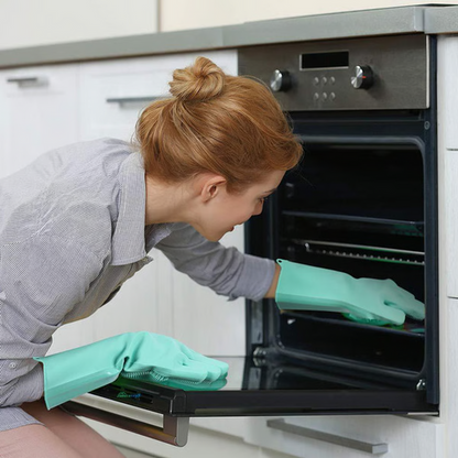 Silicone Dishwashing and Pet Grooming Gloves