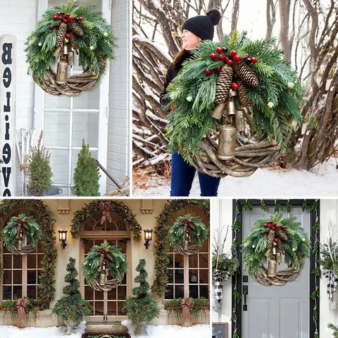 Rustic Handmade Christmas Wreath