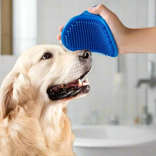 Silicone Dog Grooming and Bath Brush