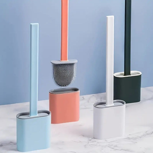 Silicone Toilet Brush with Long Handle